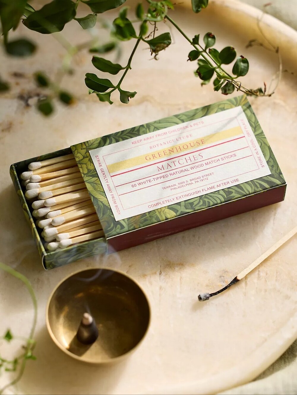 Anthropologie Botaniculture Greenhouse Matches